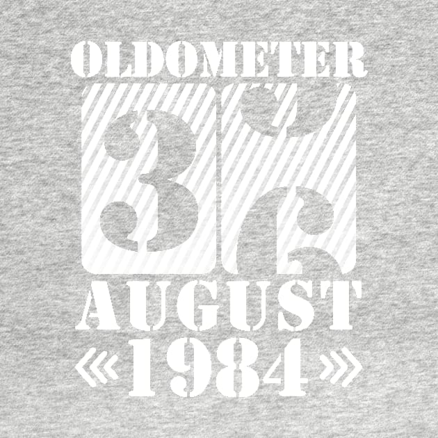 Oldometer 36 Years Old Was Born In August 1984 Happy Birthday To Me You by DainaMotteut